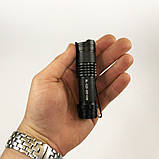 Кишеньковий міні ліхтар Police, Потужний ліхтар для дому топ-ліхтарик, Армійські тактичні ліхтарі DU-64, фото 7