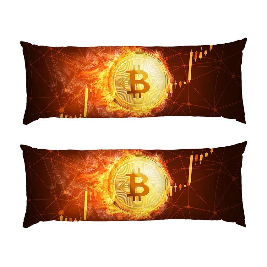 Дакімакура подушка-обіймашка «Біткоін. Bitcoin»