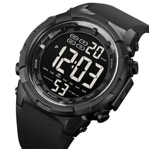 Зручні годинники для занять спортом SKMEI 1845BK, Водонепроникні годинники для туризму DU-42, фото 1
