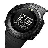 Чоловічі годинники з пластиковим ремінцем SKMEI 1992BK, Практичні спортивні чоловічі годинники CL-52, фото 9
