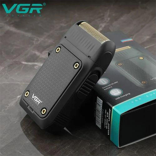 Суха бритва VGR V-353, Бритва для бороди, Бритва для сухого гоління, Бритва DS-575 сіткова професійна