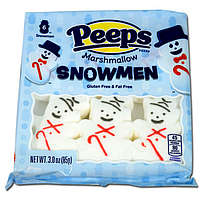 Зефирные Снеговики Peeps Marshmallow Snowmen 6s 85g