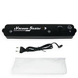 Багатоцільовий вакууматор VACUUM SEALER LP-11 (S+), Прилад для пакування їжі, Вакууматор DA-322 для продуктів, фото 3