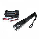 Ручний аварійний ліхтар Police 8668-T6, Потужний світлодіодний ліхтар ручний металевий ED-45, фото 3