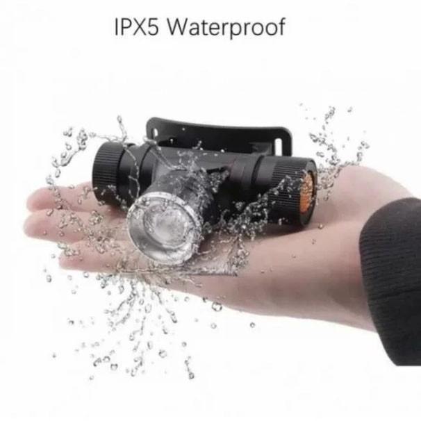 Налобний ліхтар bailong, Налобний ліхтарик з захистом від вологи, Ліхтар для походів на лоб KM-70, фото 1