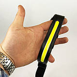 Налобний ліхтар з лінзою, Акумуляторний ліхтар на голову із зарядним пристроєм Налобний для сто QA-60, фото 5