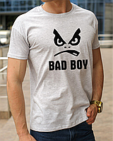 Мужская футболки бокс, футболка с принтом Плохой мальчик - интернет магазин мужские майки для бокса спортивные