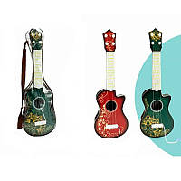 Гітара  дитяча струни 4 шт., медіатор, 2 види, чохол, 16-47-4,5 см.