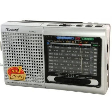 Портативний багаточастотний радіоприймач MP3 USB Golon RX-6622, Радіоприймачі магнітофони WP-396 fm приймач