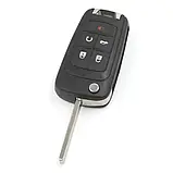 Корпус ключа викидного OPEL Buick 5 кнопок з лезом, фото 2