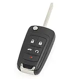 Корпус ключа викидного OPEL Buick 5 кнопок з лезом, фото 3