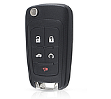 Корпус ключа викидного OPEL Buick 5 кнопок з лезом, фото 4