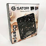 Прості кухонні ваги Satori SKS-211-BL 15 кг, Компактні електронні кухонні ваги, Ваги LE-195 кухонні тонкі, фото 9