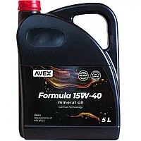 Моторна олива Avex FORMULA 15W40 API SF/CC 5л