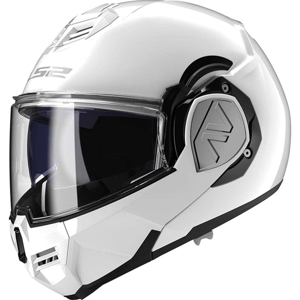 МОТОШОЛОМ МОДУЛЯР LS2 FF906 ADVANT SOLID КОЛІР GLOSS WHITE