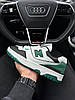 Чоловічі кросівки New Balance 550 Low White Green Black Кеди Нью Беланс 550 білі шкіряні демісезонні, фото 7