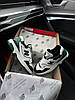 Чоловічі кросівки New Balance 550 Low White Green Black Кеди Нью Беланс 550 білі шкіряні демісезонні, фото 11