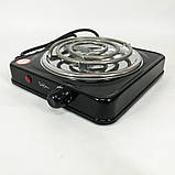 Електроплита настільна плита одноконфорочна Suntera, Кухонна електрична плита, Настільна електроплитка TI-63, фото 2