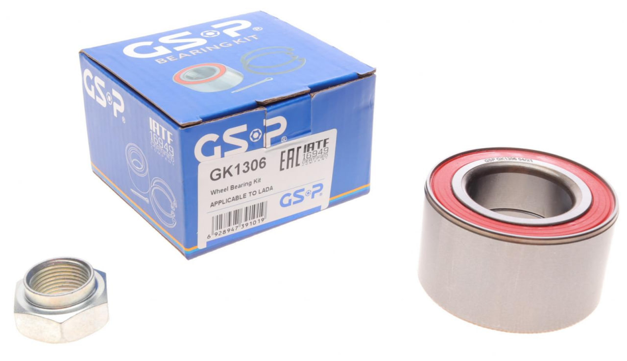 Підшипник передньої маточини ВАЗ 2108, 2109, 21099, 2110, 2111, 2112, 2113, 2114, 2115 (2108-3103020) GSP GK1306, фото 1