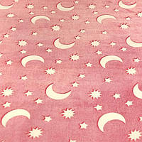 Светящийся в темноте плед плюшевое покрывало Blanket kids Magic Star 150х100 см флисовое одеяло. IS-836 Цвет: