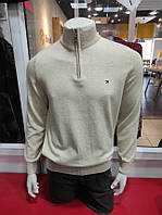 Мужской однотонный свитер с молнией под горло Tommy Hilfiger L