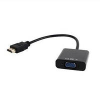 Адаптер Cablexpert (A-HDMI-VGA-03) HDMI-VGA, 3.5 mm аудио, 0.15м