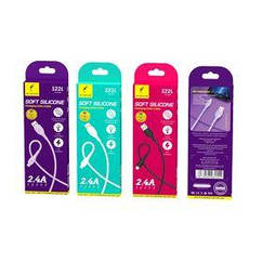 Кабель SkyDolphin S22L Soft Silicone USB - Lightning 1м, White (USB-000599)