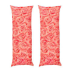 Дакімакура подушка-обіймашка «Рожеві троянди» Флок, 140х45 см