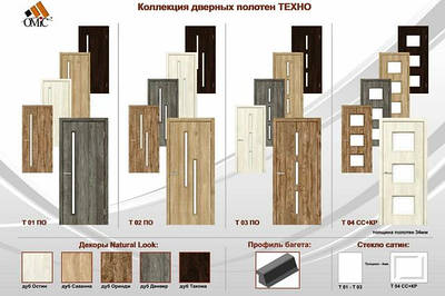 Колекція міжкімнатних дверей Техно