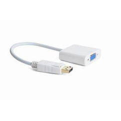 Адаптер Cablexpert (A-DPM-VGAF-02-W) DisplayPort — VGA 0.15 м