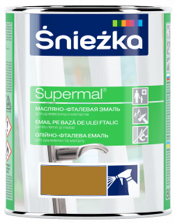 Емаль Sniezka Supermal олійно-фталева горіх світлий F555 0.8 л