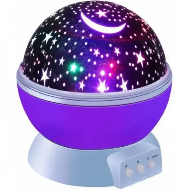 Нічник-проєктор зоряне небо Star Master Dream QDP01 Фіолетовий, синій, рожевий