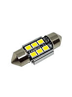 Светодиодная лампа C5W Festoon 6SMD 2835 12V 31мм Белый с обманкой