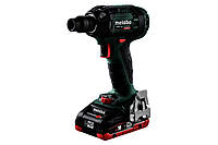 Аккумуляторный ударный гайковерт Metabo SSW 18 LTX 300 BL 2*4.0 Ач LiHD; 0-2650 об/мин; 3750 уд/мин;