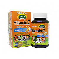 Витамин C Nature's Plus Animal Parade, Vitamin C sugar free 90 Chewable Tabs Orange FT, код: 7518068