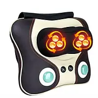 Масажер подушка 004 Massage Pillow.Ролікова масажна подушка для шиї плечей.