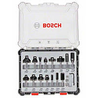 Набор комбинированных фрез Bosch (8 мм, 15 шт.) (2607017472)