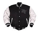 Куртка бомбер Mil-Tec NY Baseball - Black/White 10370002 розмір S, фото 3