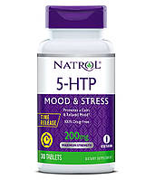 Амінокислота Natrol 5-HTP 200 mg T/R, 30 таблеток
