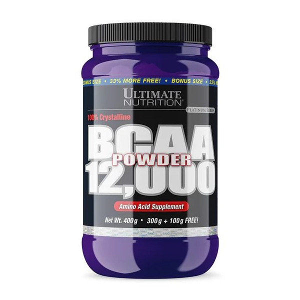 Амінокислота BCAA Ultimate BCAA 12 000 Powder Unflavored, 400 грам CN14321 vh