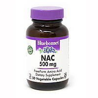 Аминокислота Bluebonnet NAC 500 mg, 30 вегакапсул