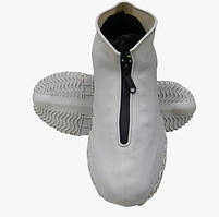 Дощовик чохол з блискавкою для взуття 11663 M 33-38 р світло-сірий 11663 vh