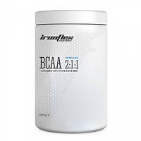 Аминокислота BCAA IronFlex BCAA 2-1-1 Performance, 500 грамм Тропический пунш