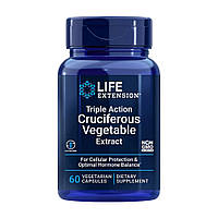 Натуральная добавка Life Extension Triple Action Cruciferous Vegetable Extract, 60 вегакапсул