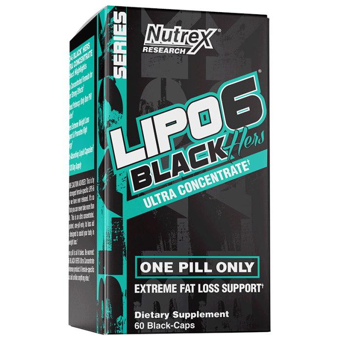 Жироспалювач Nutrex Research Lipo-6 Black Hers Ultra Concentrate, 60 капсул CN829 vh