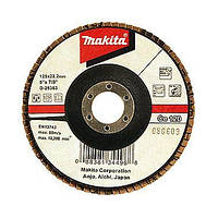 Лепестковый шлифовальный диск 100х16 Ce120, угловой Makita (D-28282)