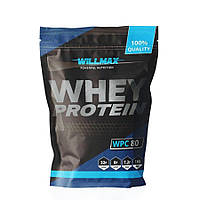 Протеин Willmax Whey Protein 80, 920 грамм Клубника-банан