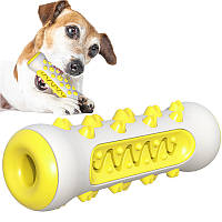 Іграшка для чищення зубів для собак 11506 15х5х4.2 см жовта 11506 vh