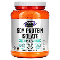 Протеин NOW Soy Protein Isolate, 907 грамм, Без вкуса