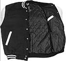Куртка бомбер Mil-Tec NY Baseball - Black/White 10370002 розмір S, фото 5